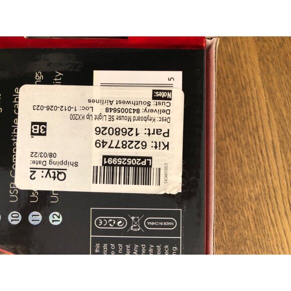 Sentry KX200 RGB Gaming Combo Kit - Keyboard & Mouse Gamers LED Rainbow Keyboard - Picture 3 of 5